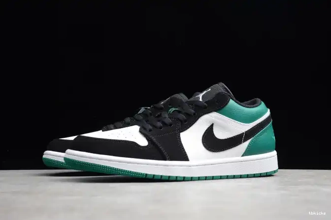 Reps TB Jordan Air Low Mystic Green 1 White 553558-113 Black 0506